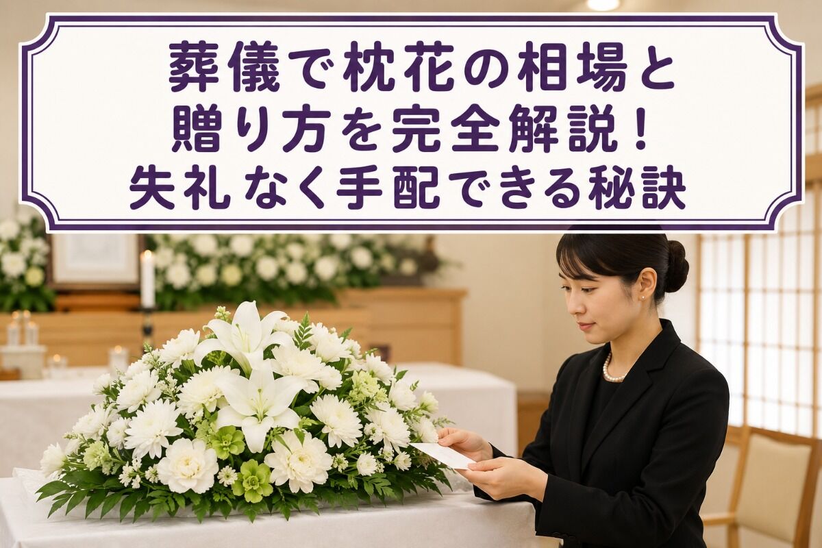 葬儀で枕花の相場と贈り方を完全解説！失礼なく手配できる秘訣