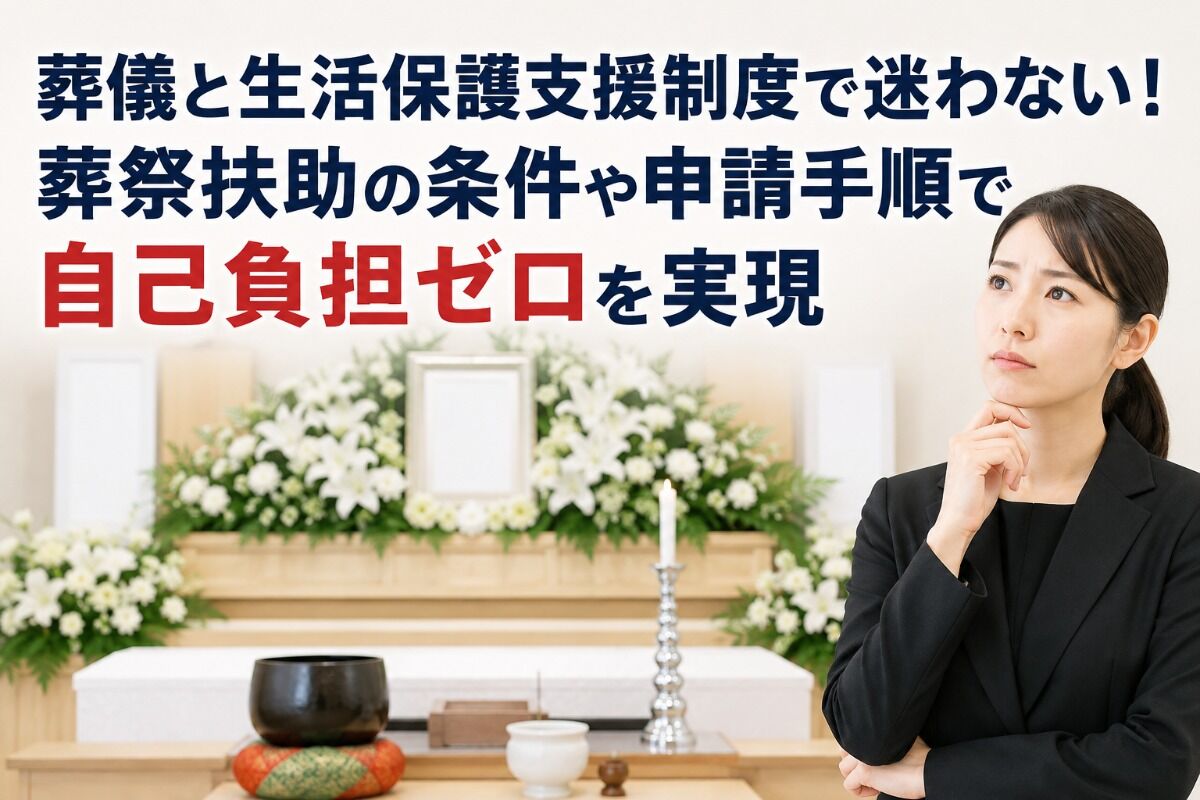 葬儀と生活保護支援制度で迷わない！葬祭扶助の条件や申請手順で自己負担ゼロを実現
