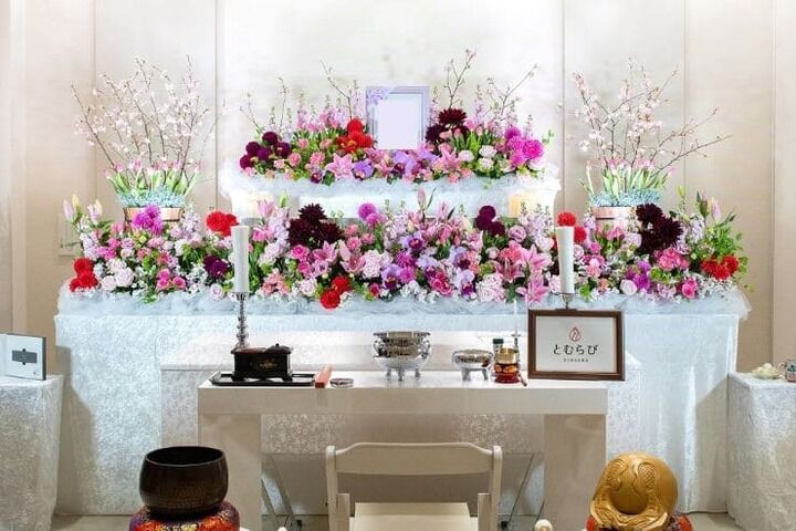 葬儀の花祭壇